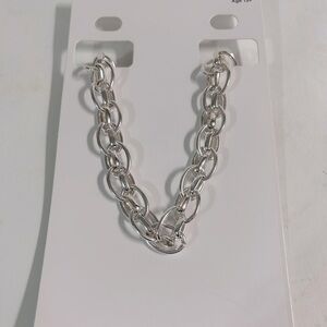 GAP Large link silver chain necklace